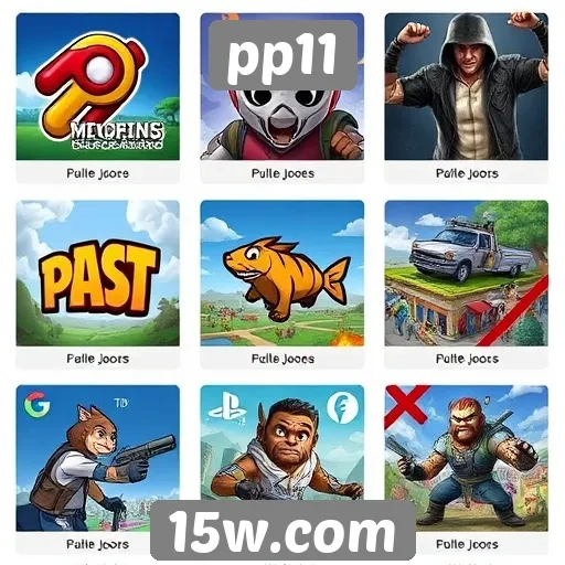 Jogos mais populares na plataforma pp11